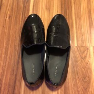 Zara Man Faux Patent Leather Loafer